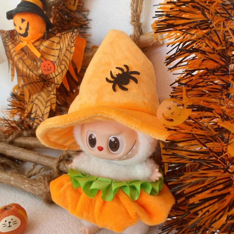Labubu Halloween Öltözet  / 17 cm-es Labubu számára (Labubu plüssfigurát nem tartalmaz)