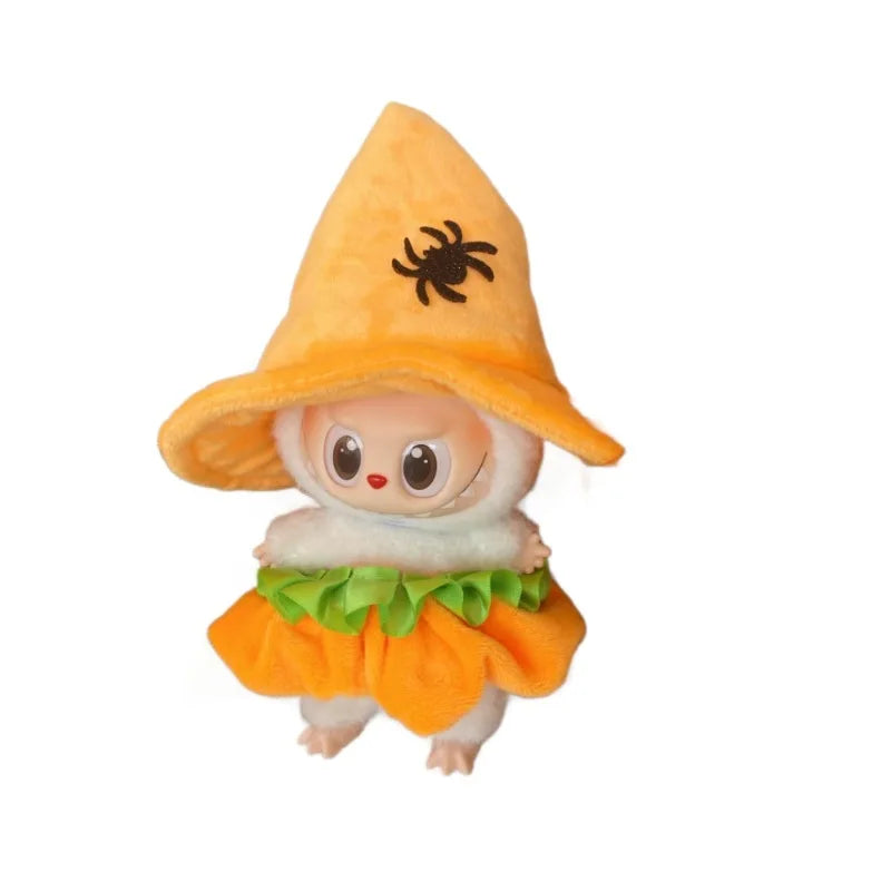 Labubu Halloween Öltözet  / 17 cm-es Labubu számára (Labubu plüssfigurát nem tartalmaz)
