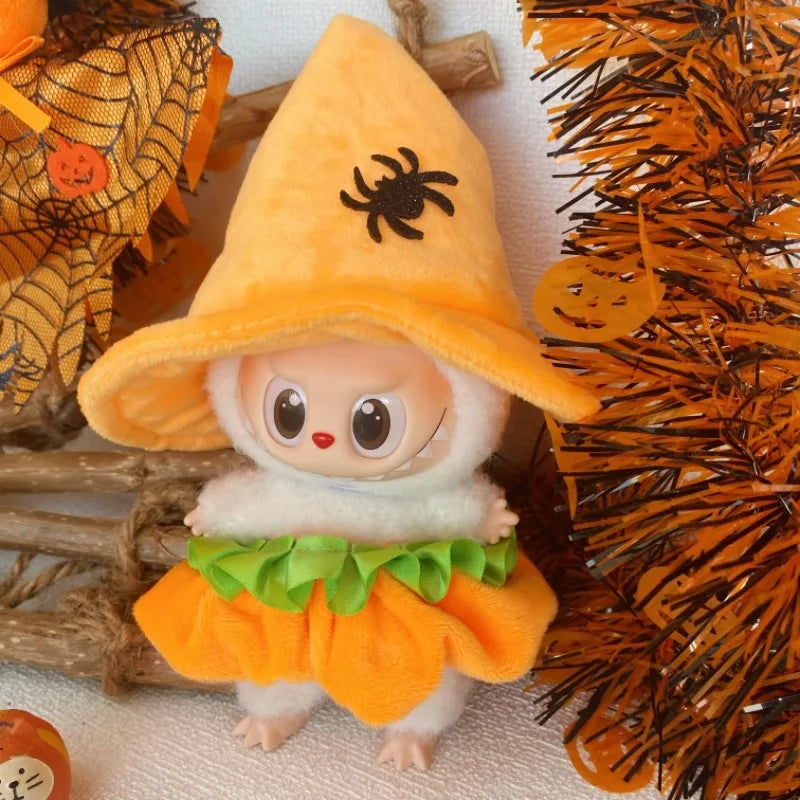 Labubu Halloween Öltözet  / 17 cm-es Labubu számára (Labubu plüssfigurát nem tartalmaz)