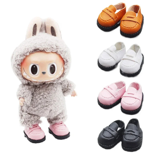 Labubu 3.8cm cipő / 17 cm-es Labubu számára (Labubu plüssfigurát nem tartalmaz)