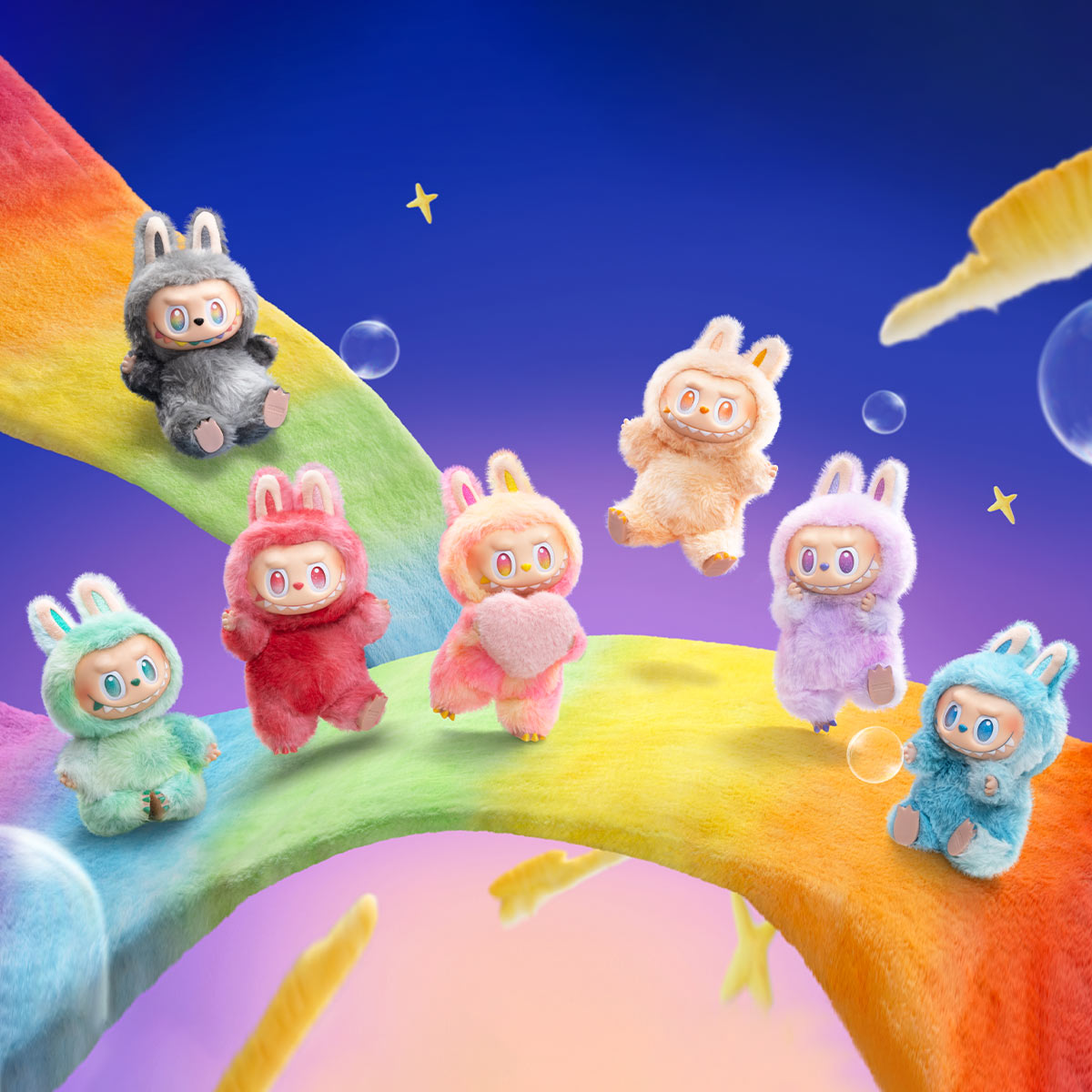 Lafufu Big into Energy Series-Vinyl Plush Pendant plüssfigura LOYALTY