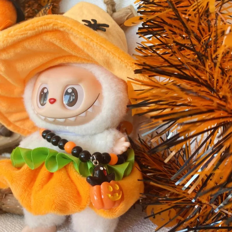 Labubu Halloween Öltözet  / 17 cm-es Labubu számára (Labubu plüssfigurát nem tartalmaz)