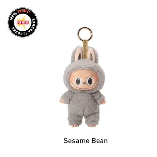 POP MART LABUBU THE MONSTERS - Exciting Macaron Vinyl Face SESAME BEAN