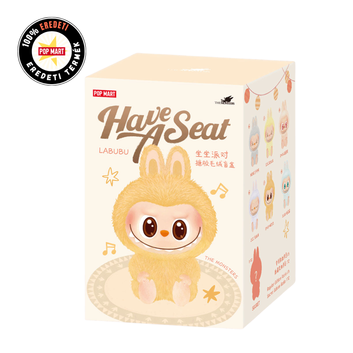 POP MART The Monsters Have A Seat Series Vinyl Plush BLINDBOX